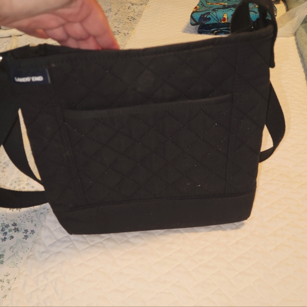 Lands End black crossbody bag